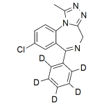 Alprazolam Labeled d5