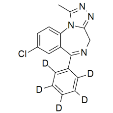 Alprazolam Labeled d5