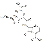 Ceftibuten-13C3,15N2  TFA salt (Mixture of isomers)