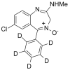 Chlordiazepoxide labeled d5