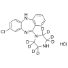 Desmethyl Clozapine-d8 HCl