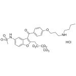 N-Desbutyl Dronedarone Hydrochloride Labeled d7