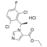 (R)-2,6-Dichloro-3-Fluoro-Etomidate HCl