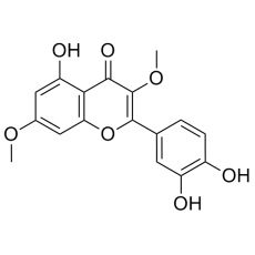 2-(3,4-dihydroxyphenyl)-5-hydroxy-3,7-dimethoxy-4H-chromen-4-one - Flavonoid