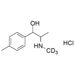 4-Methylephedrine-d3 (Mephedrone metabolite-d3) HCl 0.1mg/ml