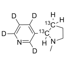 Nicotine labeled 13C2, d4