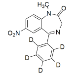 Nimetazepam labeled d5