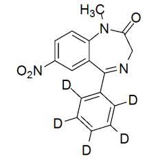 Nimetazepam labeled d5