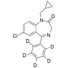 Prazepam labeled d5