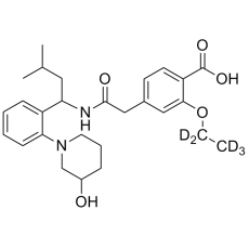 Hydroxy Repaglinide Labeled d5 (M4 Metabolite) (Racemic mix)