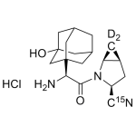 Saxagliptin Hydrochloride Labeled 15N,d2