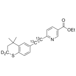 Tazarotene Labeled d2, 13C2