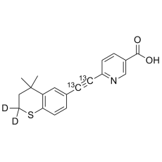 Tazarotene Acid Labeled d2,13C2